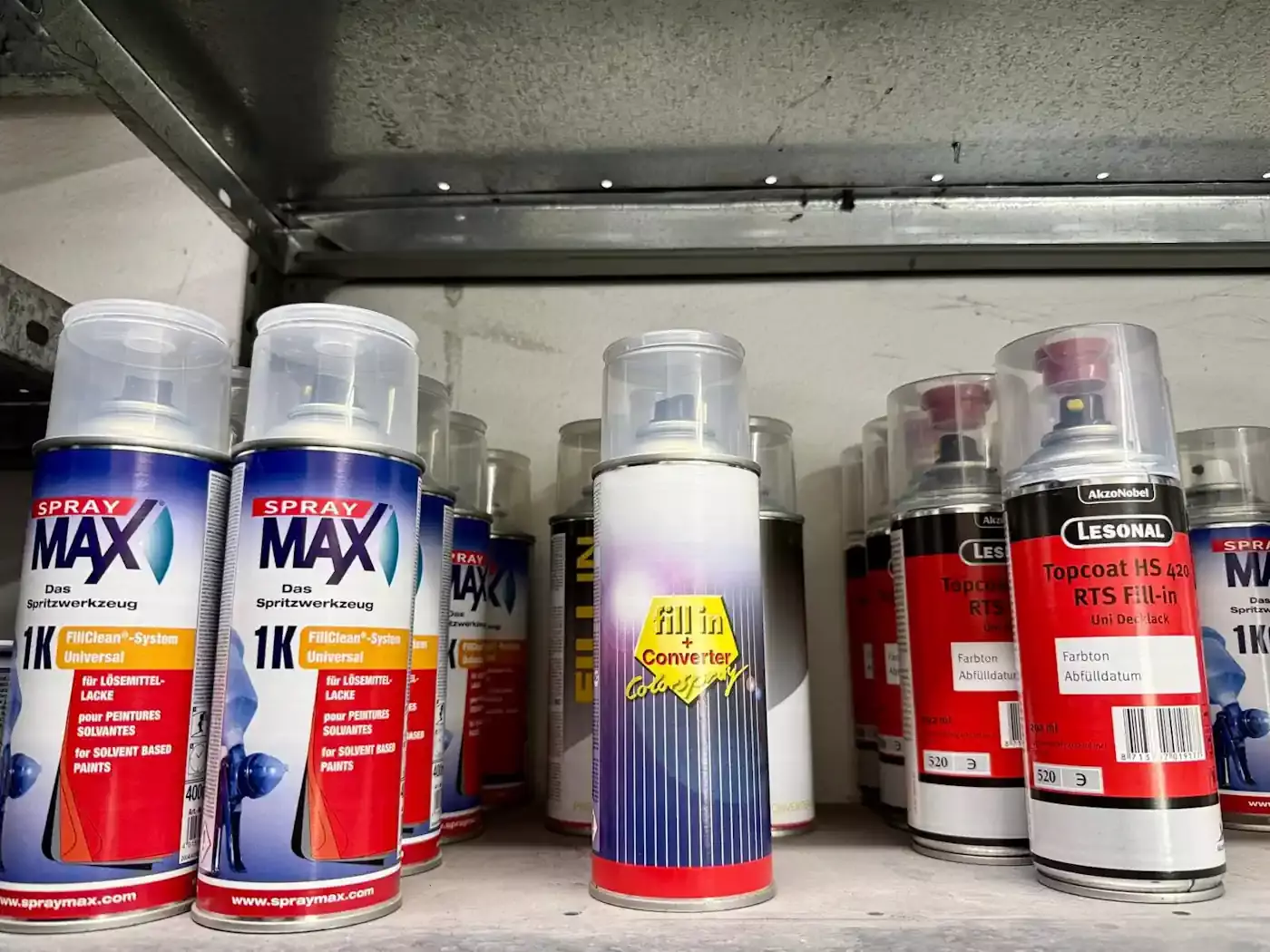 Spraydosen-Individuelle Farbmischung